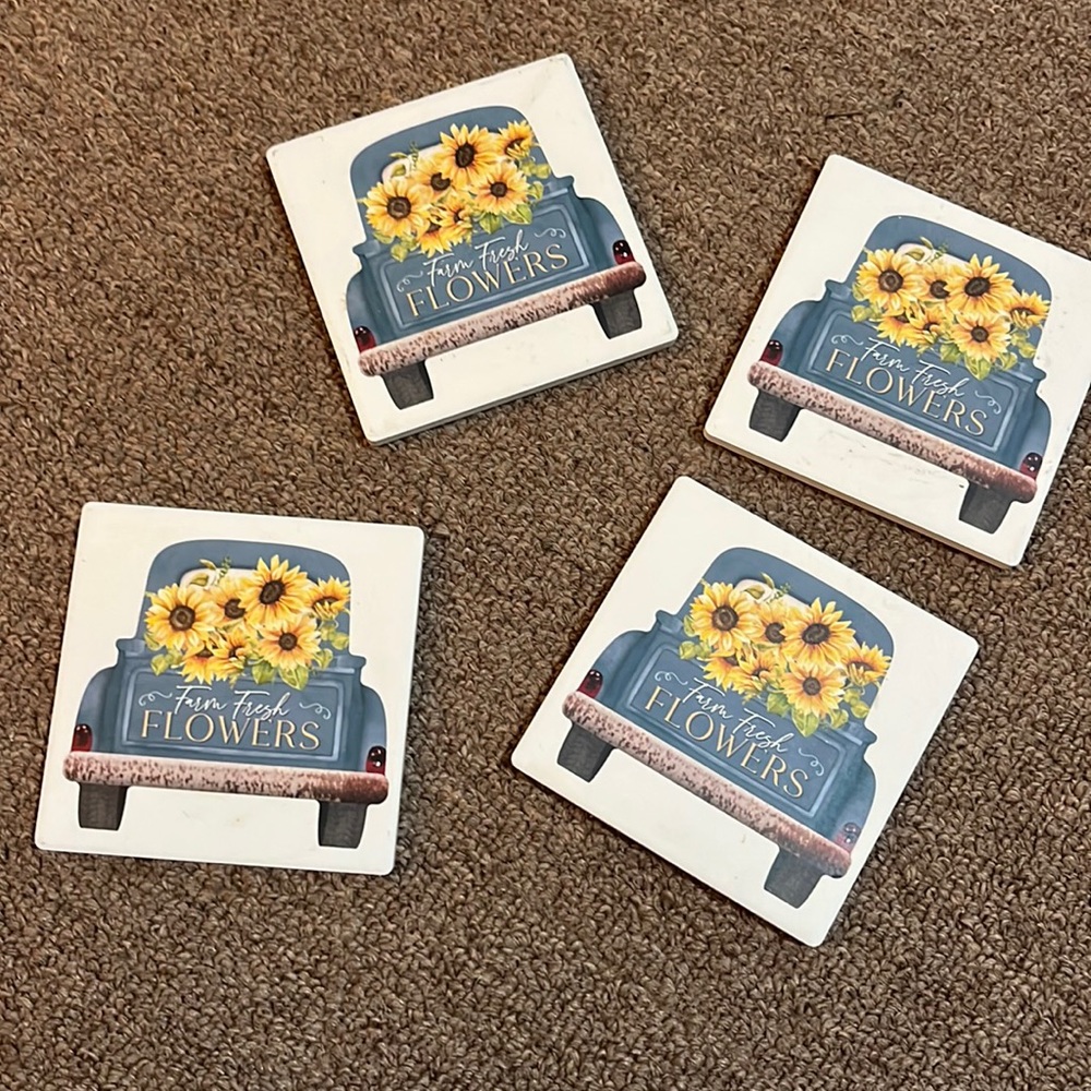 Set of 4 coasters